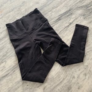 Avocado Hight Waisted Texture Full Length Legging